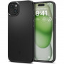 Spigen Thin Fit ümbris Apple iPhone 15 Plus / 14 Plus jaoks, must