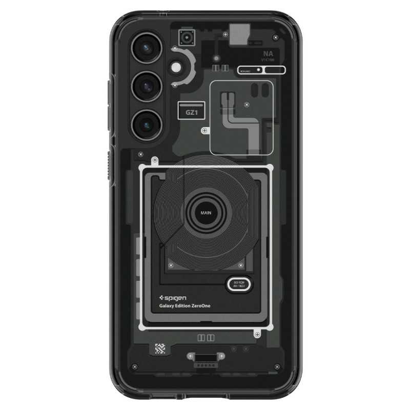 Spigen Ultra Hybrid kaitseümbris Samsung Galaxy S23 FE-le, Zero One, tumehall