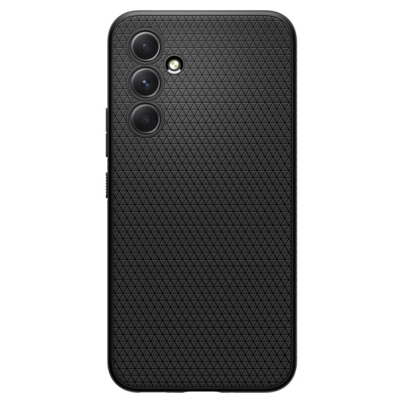 Spigen Liquid Air ümbris Samsung Galaxy A54 5G jaoks, mattkollane must