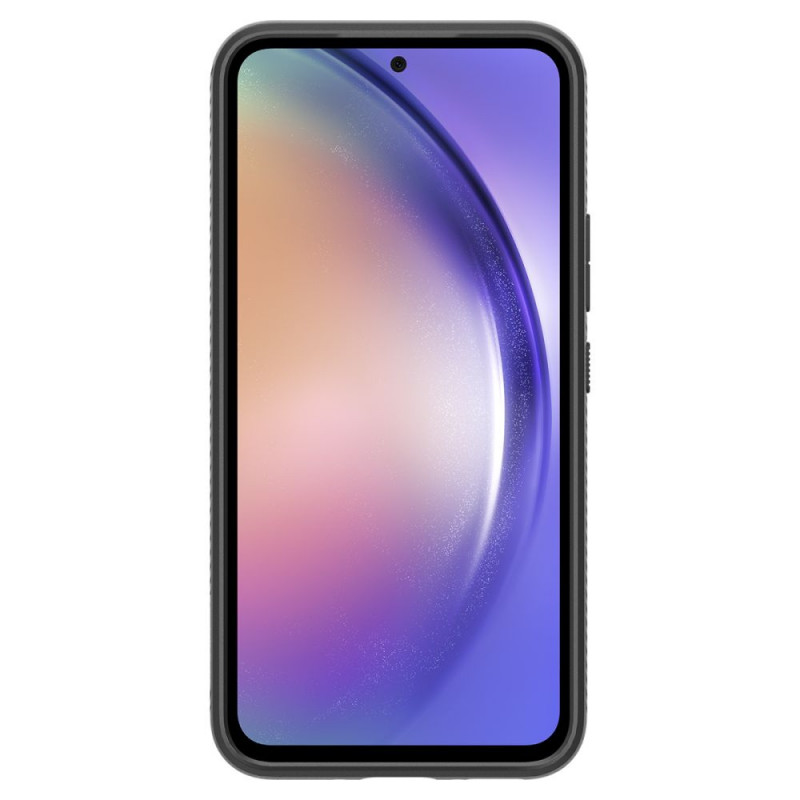 Spigen Liquid Air ümbris Samsung Galaxy A54 5G jaoks, mattkollane must