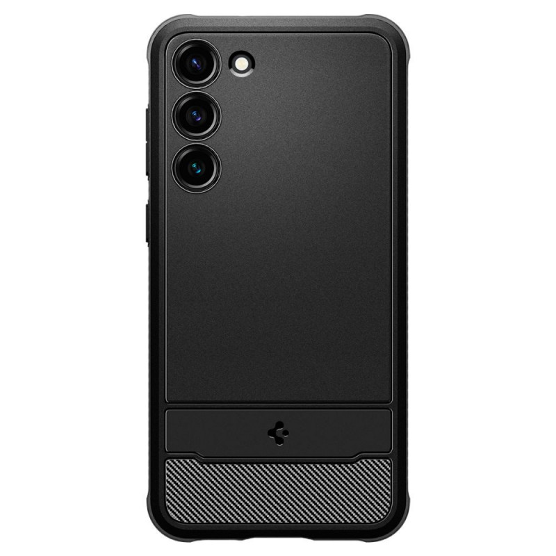 Spigen Rugged Armor kaitsekate Samsung Galaxy S23 jaoks, mattmust