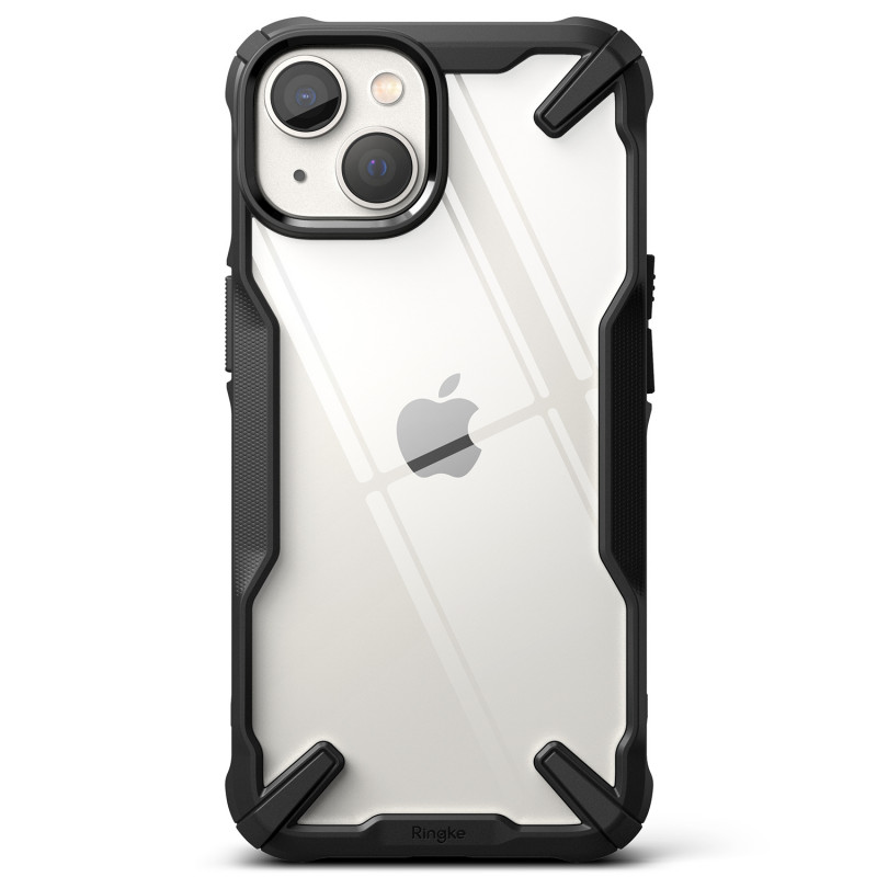 Ringke Fusion-X Design kaitsekate Apple iPhone 14 Plus / 15 Plus mudelile, must