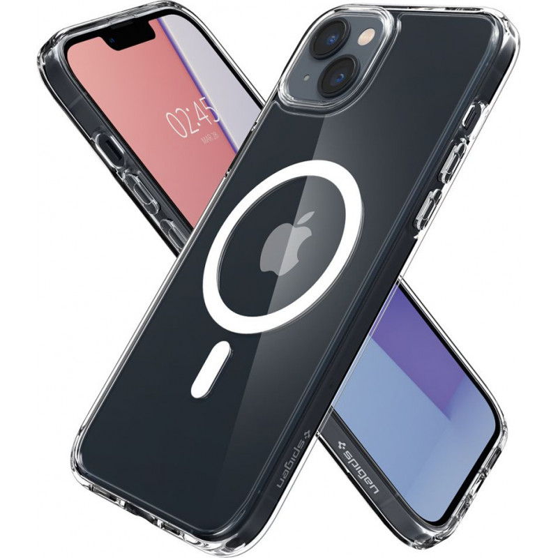 Spigen Ultra Hybrid Mag (ACS05048) MagSafe'i ümbris Apple iPhone 14 jaoks, valge