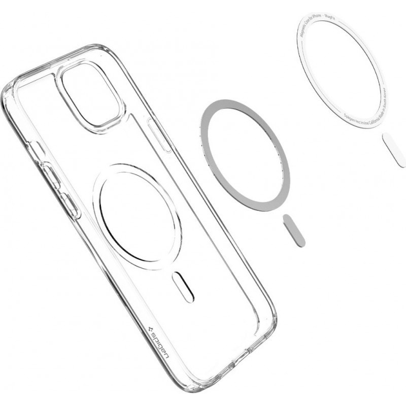 Spigen Ultra Hybrid Mag (ACS05048) MagSafe'i ümbris Apple iPhone 14 jaoks, valge