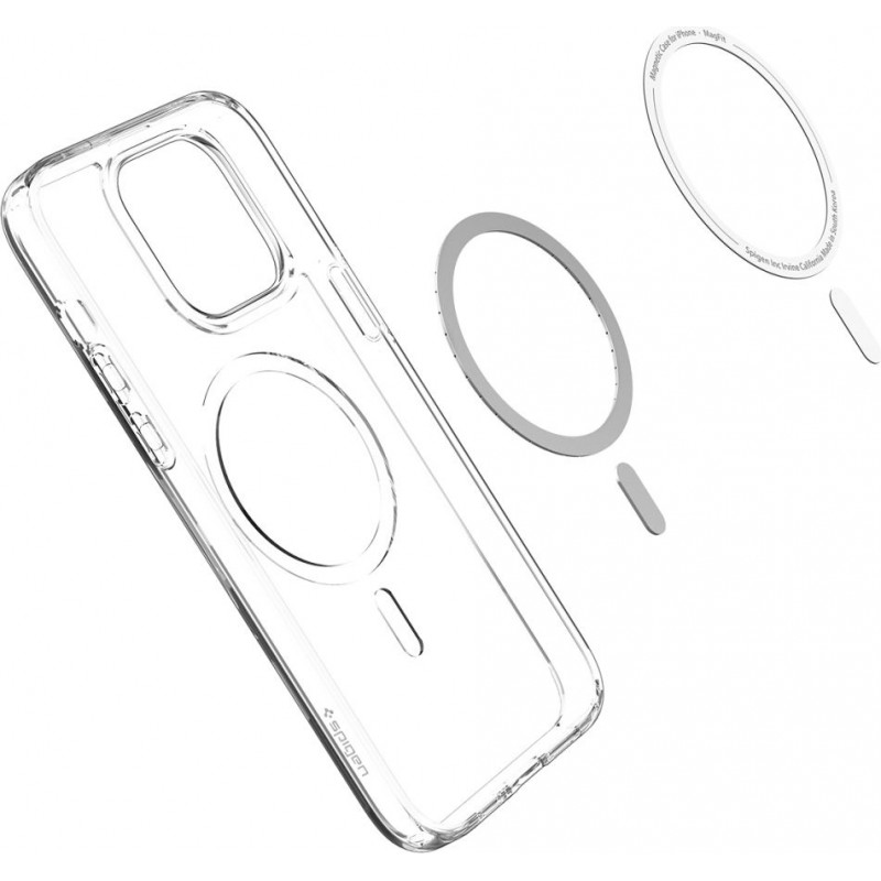 Spigen Ultra Hybrid Mag (ACS04969) MagSafe ümbris Apple iPhone 14 Pro jaoks, valge