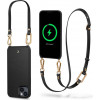 Spigen Cyrill Classic Charm Mag (ACS04948) MagSafe'i ümbris rihmaga Apple iPhone 14 Plus / 15 Plus, must