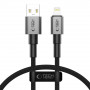 Tech-Protect Ultraboost DNA USB-A / Lightning kaabel, 12W, 2.4A, 25 cm, Iron Grey