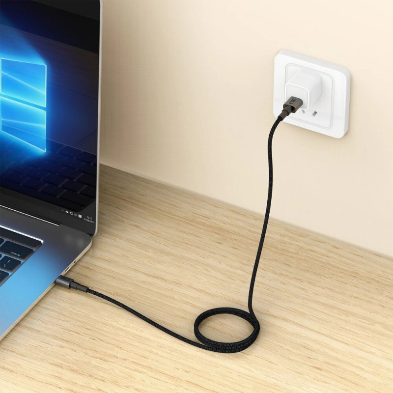 Tech-Protect Ultraboost DNA USB-A / Lightning kaabel, 12W, 2.4A, 25 cm, Iron Grey