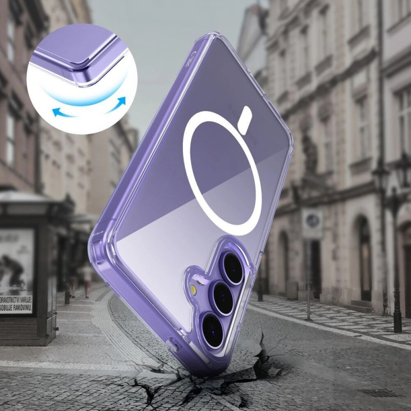 Tech-Protect FlexAir Hybrid MagSafe ümbris Samsung Galaxy A56 5G jaoks, läbipaistev
