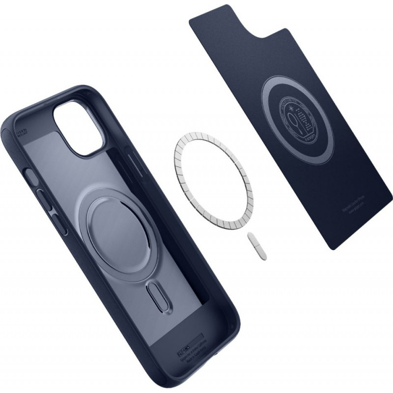 Spigen Mag Armor (ACS04919) ümbris Apple iPhone 14 Plus / 15 Plus jaoks, tumehall