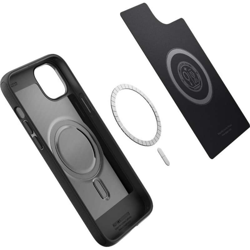 Spigen Mag Armor (ACS04918) ümbris Apple iPhone 14 Plus / 15 Plus jaoks, mati must
