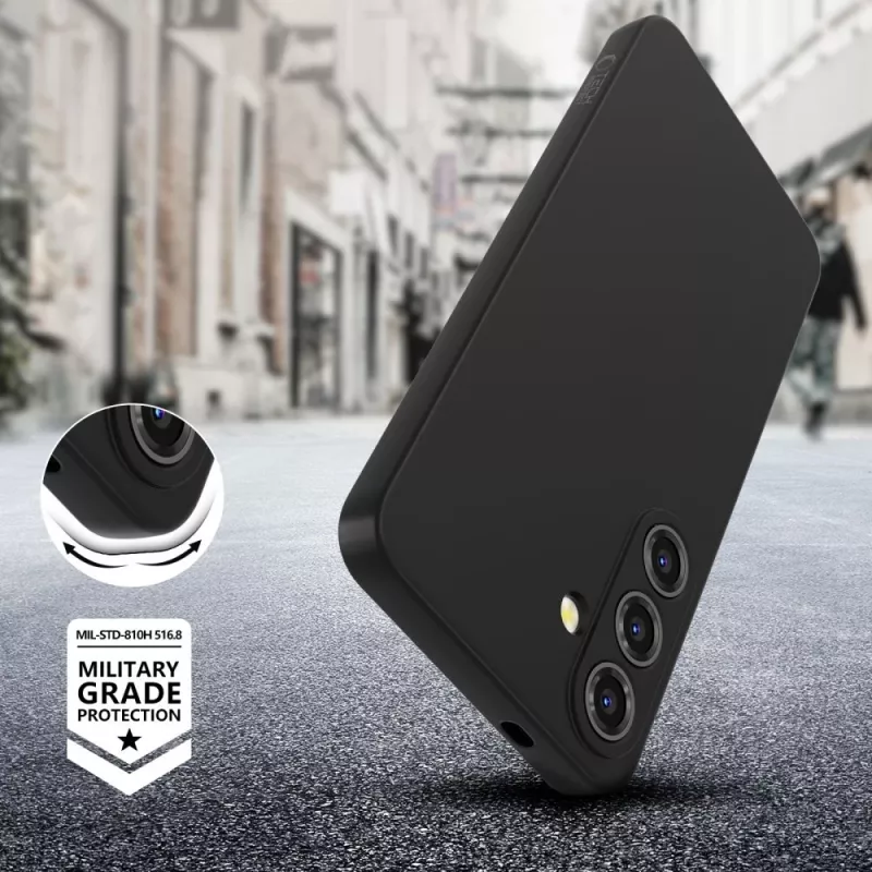 Tech-Protect Icon silikoonkate Samsung Galaxy A56 5G jaoks, must
