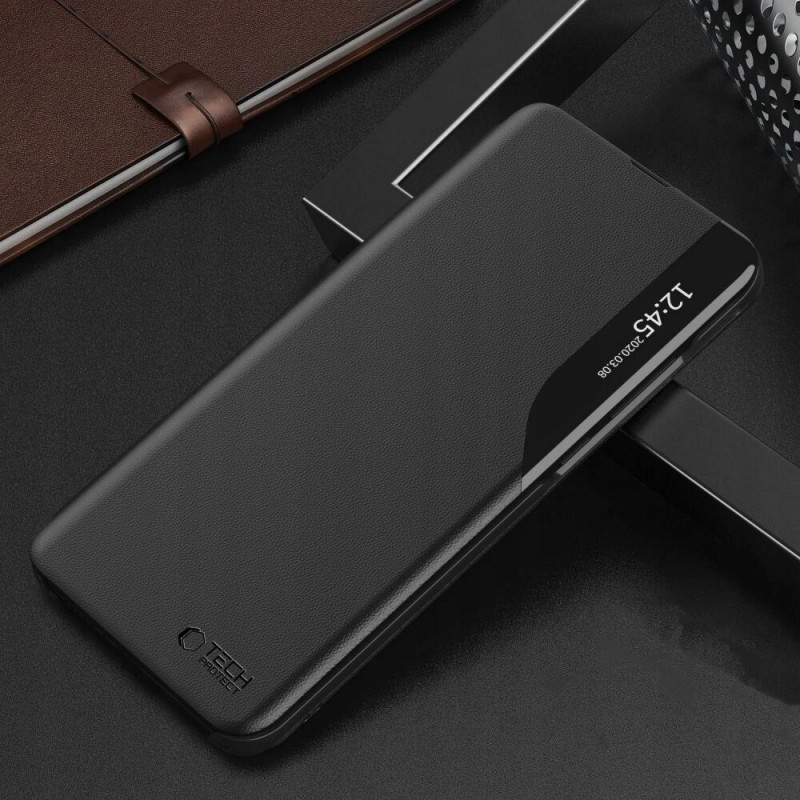 Tech-Protect Smart View kaaned Xiaomi Redmi 12 jaoks, must