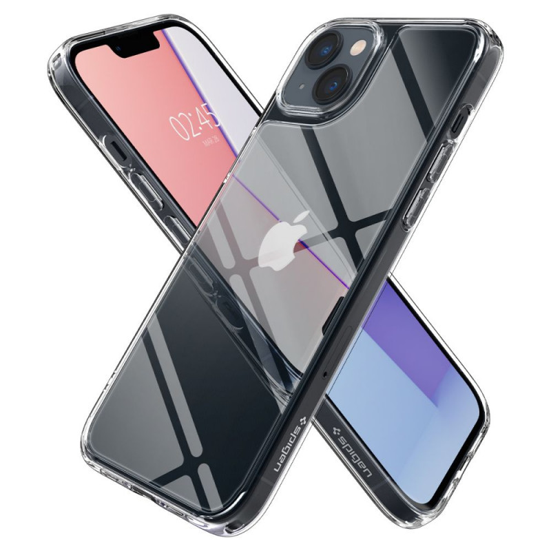 Spigen Quartz Hybrid (ACS04906) ümbris Apple iPhone 14 Plus / 15 Plus jaoks, Crystal Clear