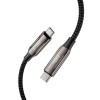Tech-Protect UB10T Ultraboost USB-C / USB-C kaabel PD240W/QC4.0, 100 cm, must