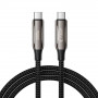 Tech-Protect UB10T Ultraboost USB-C / USB-C kaabel PD240W/QC4.0, 200 cm, must
