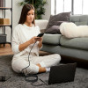 Tech-Protect UB10T Ultraboost USB-C / USB-C kaabel PD240W/QC4.0, 200 cm, must