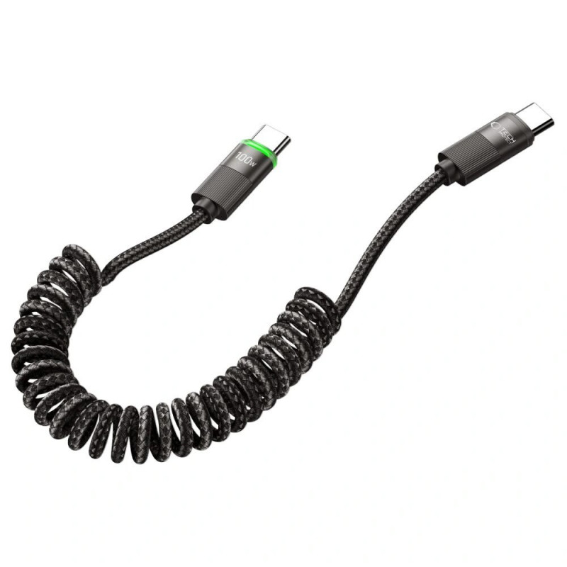 Tech-Protect UB20T Ultraboost USB-C / USB-C kaabel PD100W/5A, 180 cm, must
