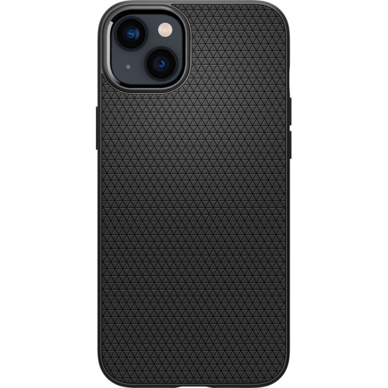 Spigen Liquid Air Apple iPhone 14 Plus / 15 Plus ümbris, mattmust