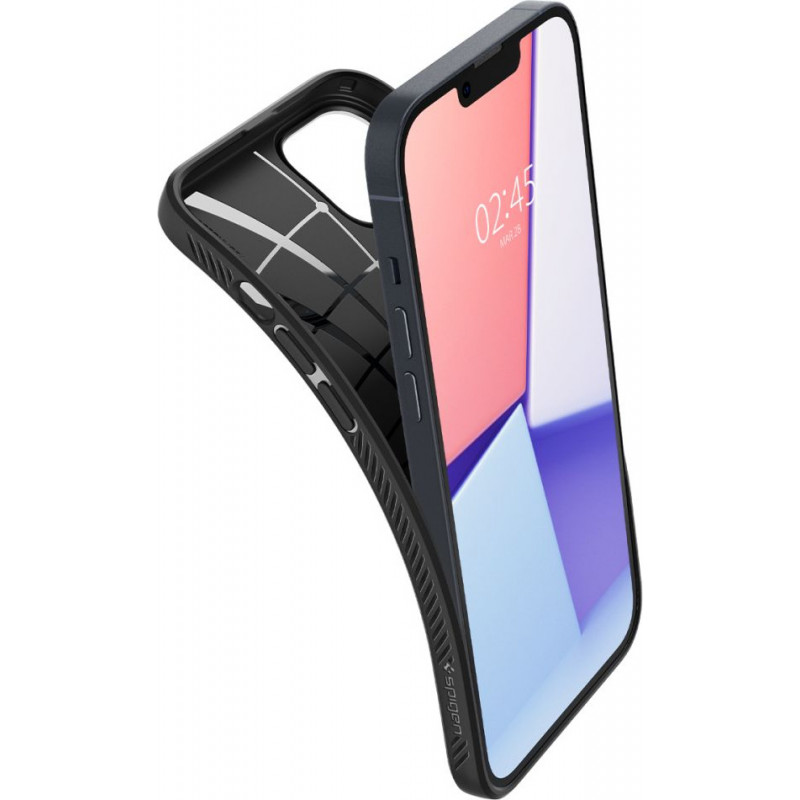 Spigen Liquid Air Apple iPhone 14 Plus / 15 Plus ümbris, mattmust