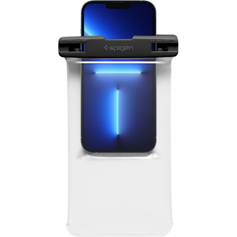 Spigen A601 Aqua Shield universaalne veekindel ümbris, Crystal Clear