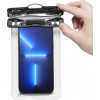 Spigen A601 Aqua Shield universaalne veekindel ümbris, Crystal Clear