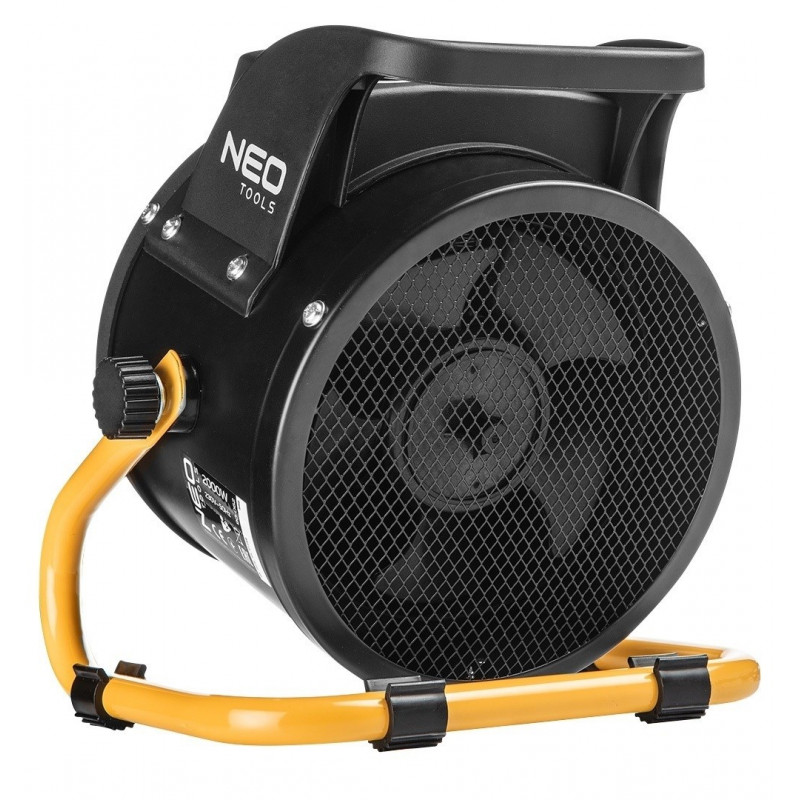 Neo Tools 90-062 elektrikeris, keraamiline PTC, 2000 W, must