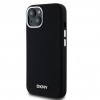 DKNY Apple iPhone 15 hardcase Liquid Silicone Small Metal Logo MagSafe, must