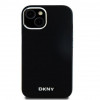 DKNY Apple iPhone 15 hardcase Liquid Silicone Small Metal Logo MagSafe, must