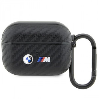 BMW BMAPWMPUCA2 Carbon Double Metal Logo kate Apple AirPods Pro-le, must