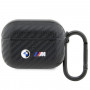 BMW BMAPWMPUCA2 Carbon Double Metal Logo kate Apple AirPods Pro-le, must