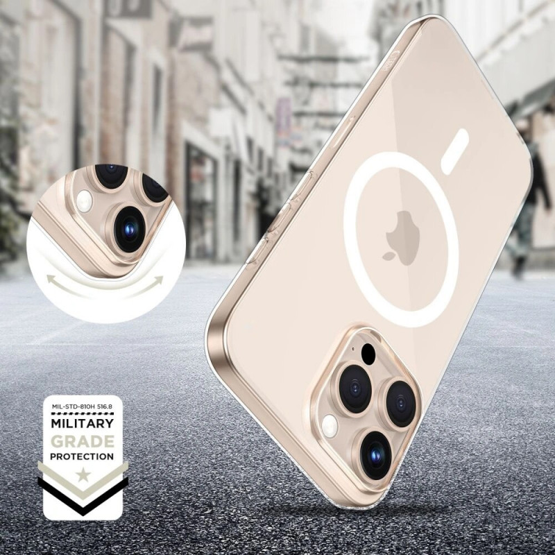Tech-Protect Flexair MagSafe kate Apple iPhone 16 Pro Max-le, läbipaistev
