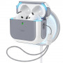 ESR Orbit HaloLock MagSafe ümbris Apple AirPods 4-le, valge