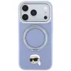 Karl Lagerfeld with Ring Stand 360 Karl Head Pin MagSafe kate Apple iPhone 18 Pro Max / 17 Pro Max jaoks, helesinine (KF003238)