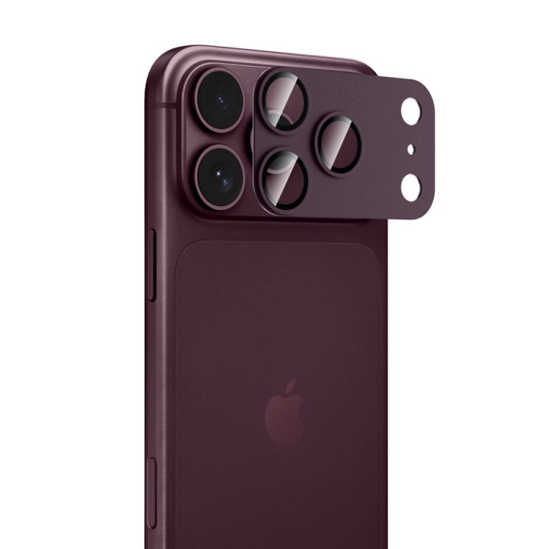 Tech-Protect Camfull Fit+ Apple iPhone 18 Pro kaamerakaitse, Burgundy