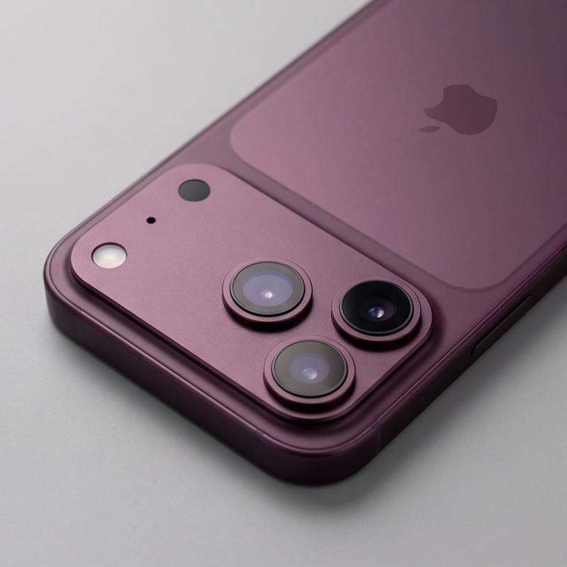 Tech-Protect Camfull Fit+ Apple iPhone 18 Pro kaamerakaitse, Burgundy