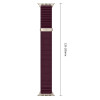 Tech-Protect Nylonloop Apple Watch 8 / 9 / 10 / 11 / 12 / SE / Ultra 44/45/46/49 mm kellarihm, Deep Burgundy