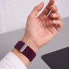 Tech-Protect Nylonloop Apple Watch 8 / 9 / 10 / 11 / 12 / SE / Ultra 44/45/46/49 mm kellarihm, Deep Burgundy