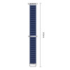Tech-Protect Nylon Pro Apple Watch 8 / 9 / 10 / 11 / 12 / SE / Ultra 44/45/46/49 mm kellarihm, tumehall