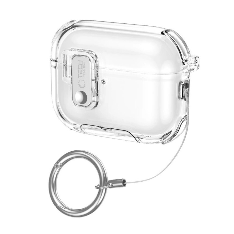 Tech-Protect Bounce Pro Apple AirPods Pro 3 laadimiskarbi kate, läbipaistev