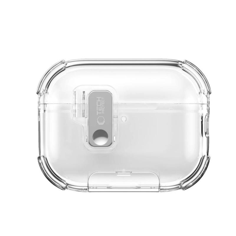 Tech-Protect Bounce Pro Apple AirPods Pro 3 laadimiskarbi kate, läbipaistev