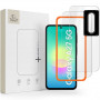 Tech-Protect Easy Set+ Samsung Galaxy A27 5G läbipaistev karastatud klaasist ekraani- ja objektiivikaitse komplekt (3 tk)