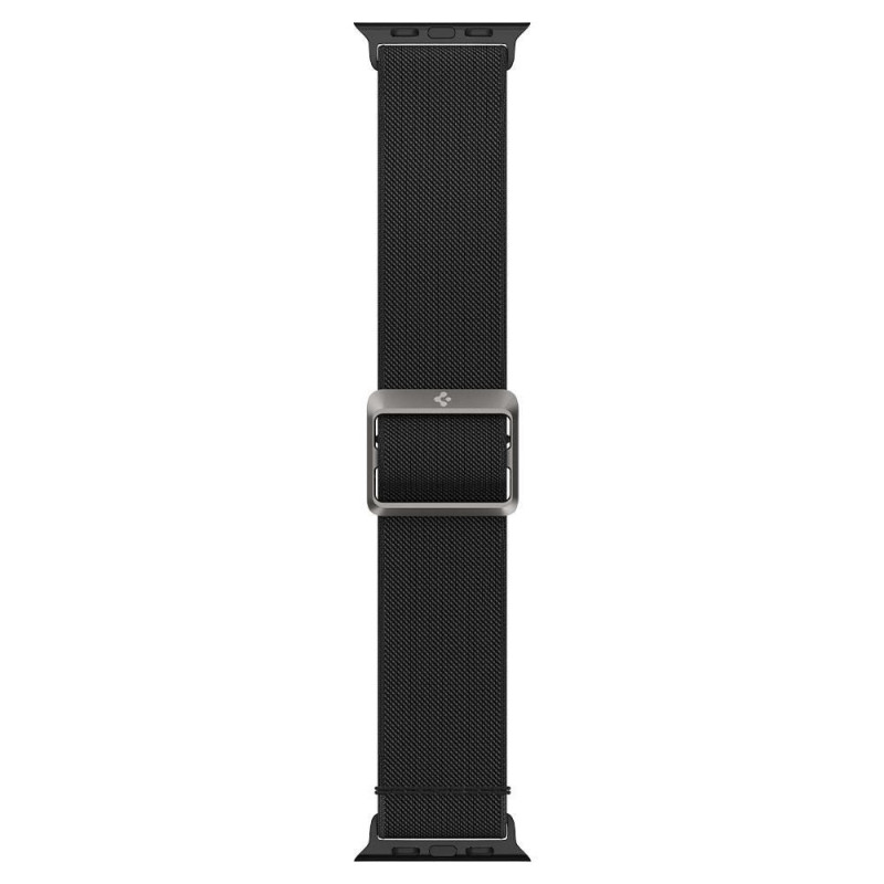 Spigen Fit Lite rihm Apple Watch 4/5/6/7/SE/8/9/Ultra 44/45/49 mm jaoks, must
