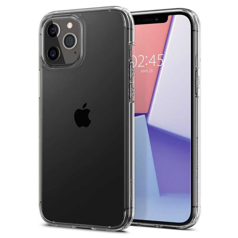 Spigen Ultra Hybrid kaitseümbris Apple iPhone 12 / 12 Pro jaoks, Crystal Clear