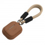 Tech-Protect silikoonist köiega ümbris Apple AirPods Pro 1 / 2 jaoks, Chocolate Brown