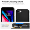 Spigen Liquid Air kaitsekott Apple iPhone SE 2022 / SE 2020 / 8 / 7 jaoks, must