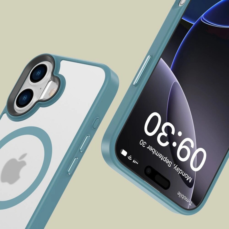 Tech-Protect MagMat MagSafe ümbris Apple iPhone 16 jaoks, mati teal