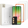 Tech-Protect Easy Set+ karastatud klaas Samsung Galaxy A57 5G jaoks, läbipaistev (2+1 tk)