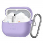 Tech-Protect silikoonkate konksuga Samsung Galaxy Buds 3 / 3 FE / 3 Pro jaoks, lavendel