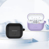 Tech-Protect silikoonkate konksuga Samsung Galaxy Buds 3 / 3 FE / 3 Pro jaoks, lavendel